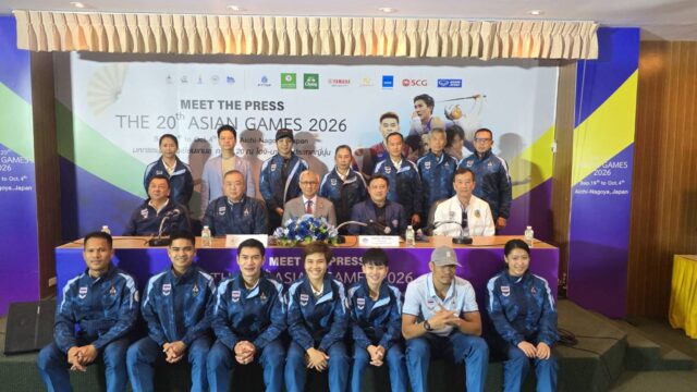 ผศ.พิมล ศรีวิกรม์ ร่วมงาน meet the press กล่าวถึงความพร้อมของคณะนักกีฬาไทย ในกีฬาเอเชียนเกมส์ ครั้งที่ 20